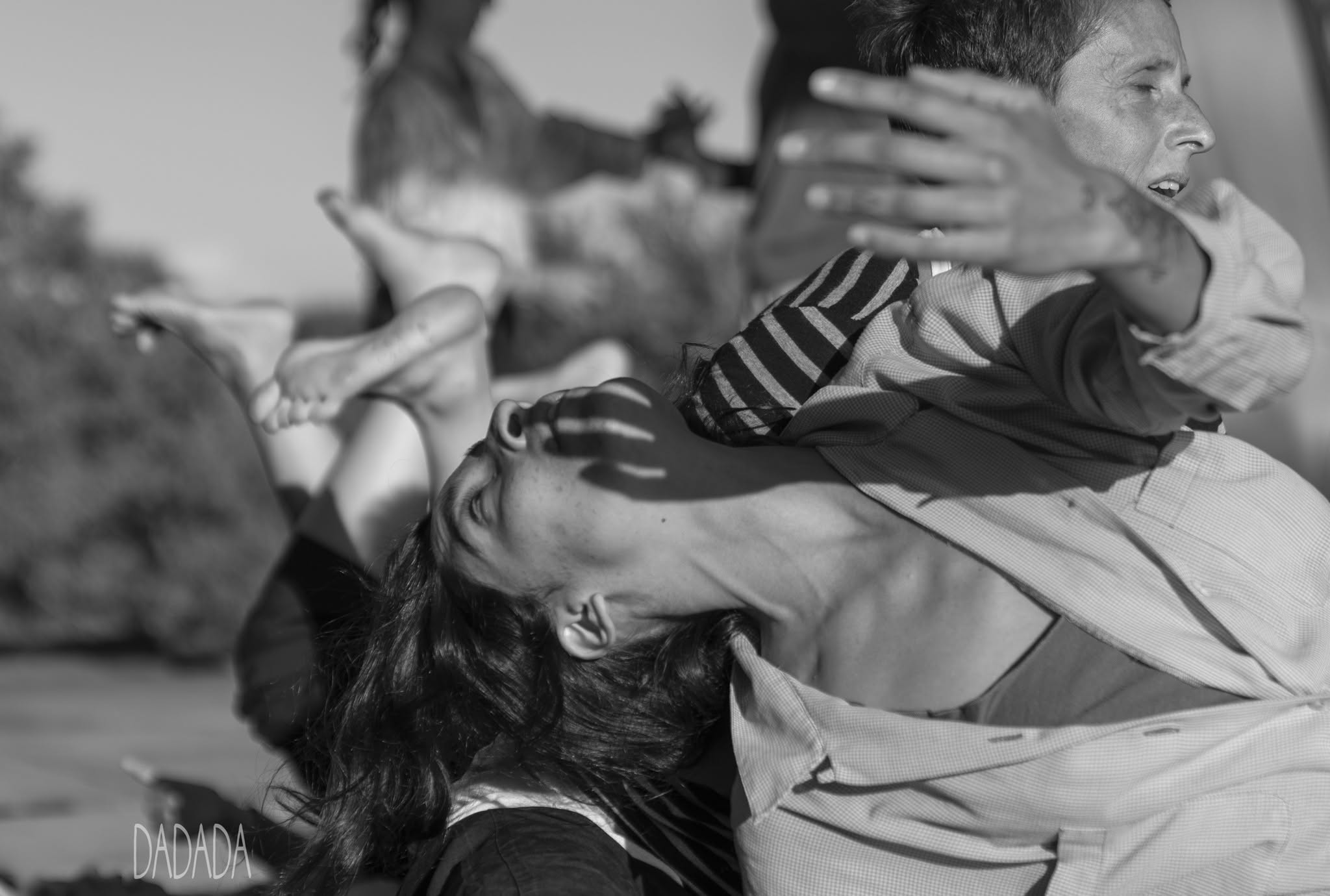 Saima Tebini durante una práctica de Contact Improvisación